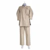 Beige Daura top and Sural pants set