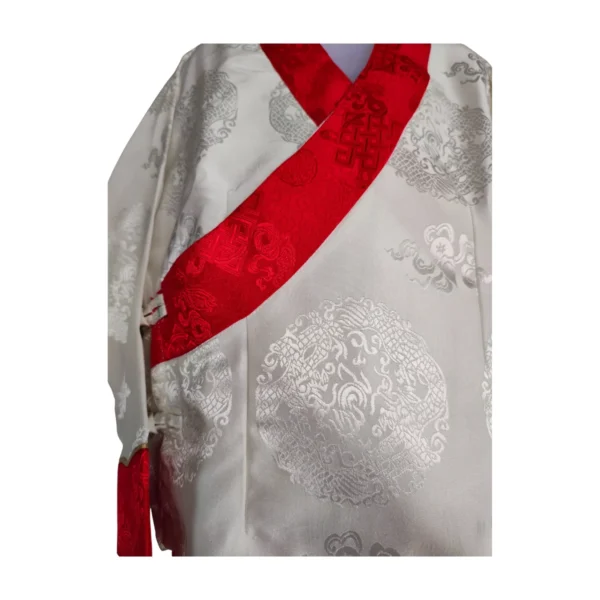 Kids Kira set with Details of red brocade border and motifs