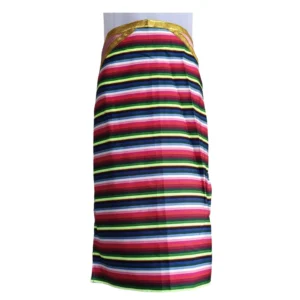 Pangden with Droden stripes and gold brocade waist – front view