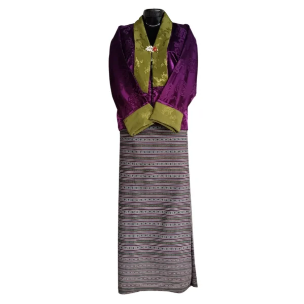 purple Tego with grey striped wrapper full kira set