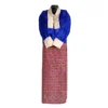 royal blue Tego with red striped dobby wrapper full kira set