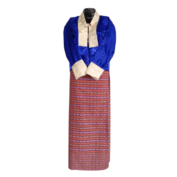 royal blue Tego with red striped dobby wrapper full kira set