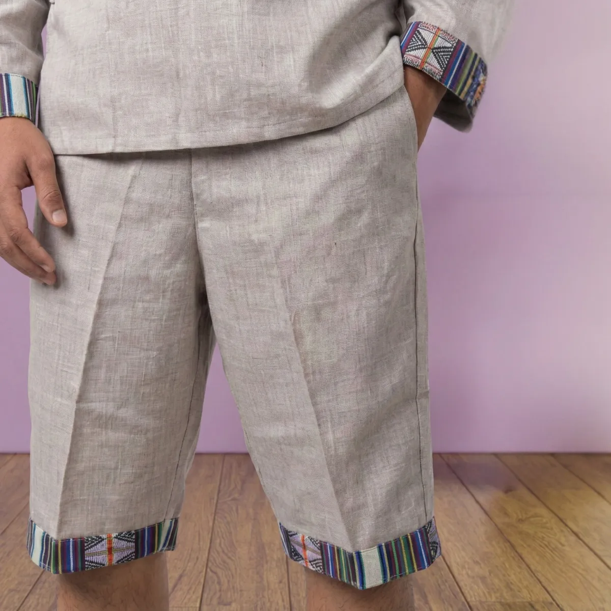 Shorts of Mens Lepcha Khenja Set