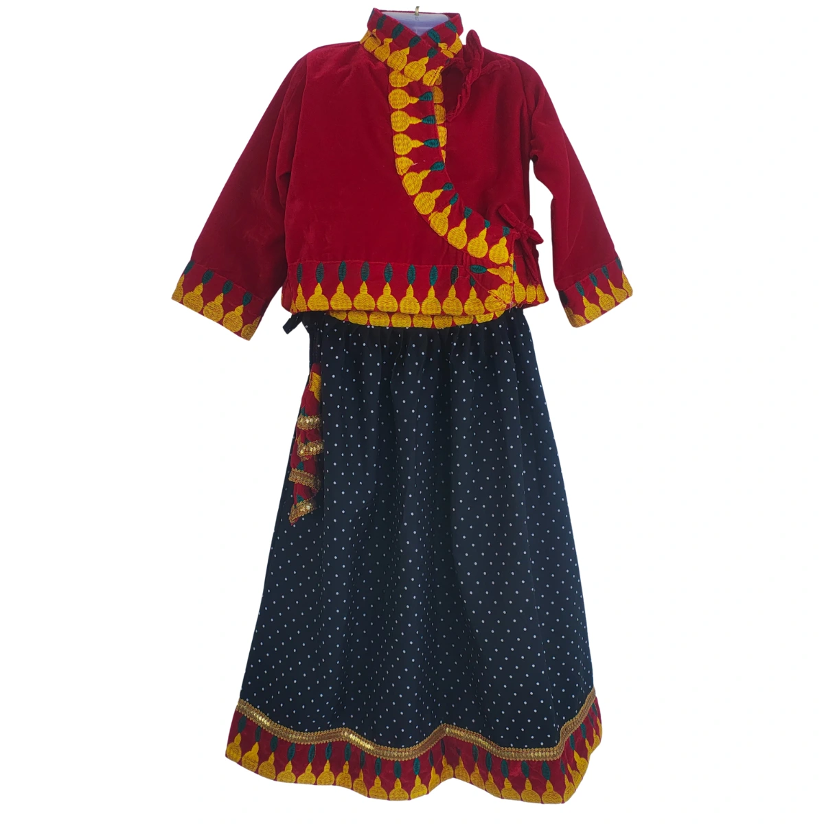 lehenga set for girls in red