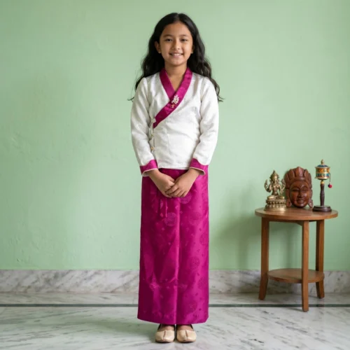 traditional dress nepal Beautiful girls in Nepali Tharu Cultural Dress Sauraha Nepal