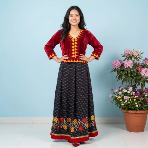 rai dress new design Rai bridal dress set. Tag 3 friends to receive a special discount offer. . . #lehenga #ethnicwear #culturaldress #traditional #nepalidesigner #madeinnepal