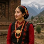 Newari Traditional Dress Nepali Himalayan Ethnic Wear