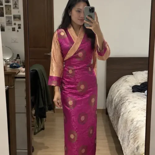 Customer Rika wearing our chupa dress