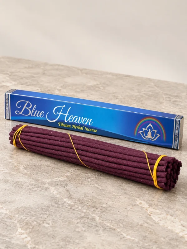Blue heaven tibetan incense for meditation box and sticks
