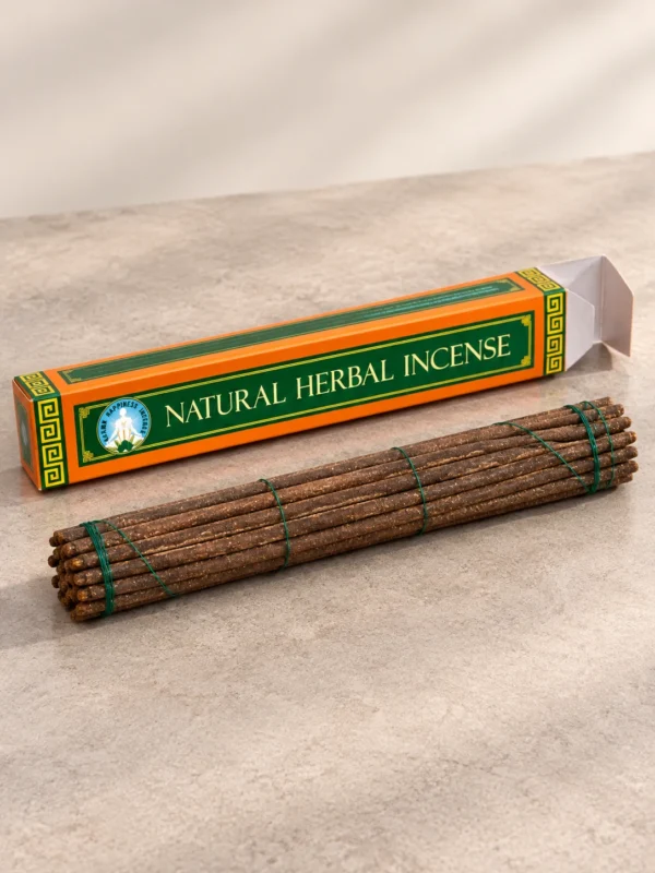 Karma happiness incense green box with stick bundle