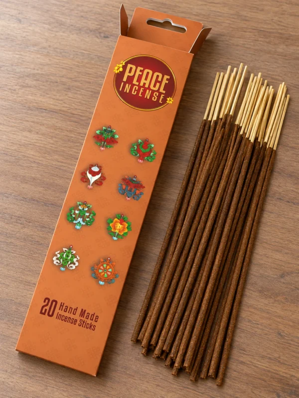 Peace incense box and meditation incense sticks